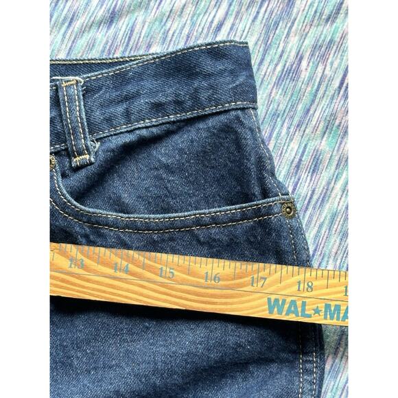 Calvin Klein Size 30x30 Vintage 14 Mod 10 80s Blue Jeans Straight Leg High Rise - Picture 10 of 11